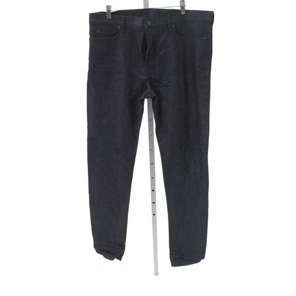 John Elliott Mens Black Straight Cotton Jeans Button Size 36